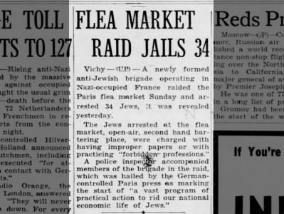 Flea Market Raid Jails 34